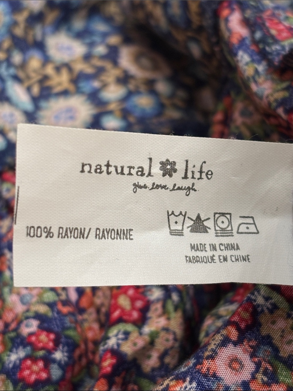 NATURAL LIFE Kaia Floral Tiered Maxi Dress Large/XL - Picture 14 of 14